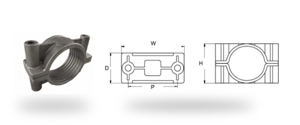 BICC Aluminium Two Bolt Cleat (ATC-Range)
