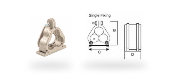 BICC Aluminium Trefoil Cleat (ATFC-Range)