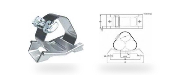 BICC SS 316L Quad Cleat