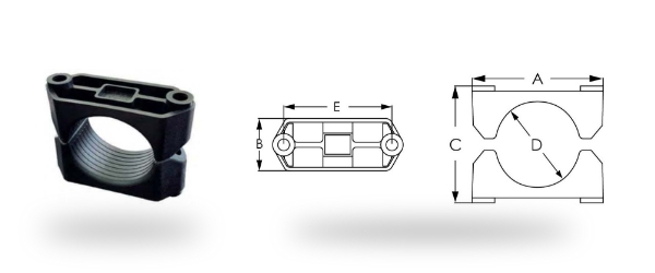 BICC Two Bolt LSF Type Cleat (TBLSF-Range)